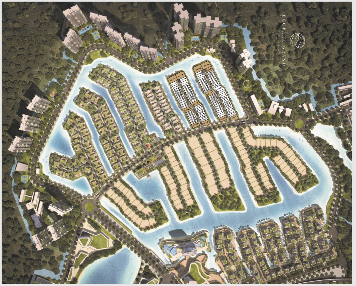 Mặt bằng khu đô thị Ecopark - The Island Bay