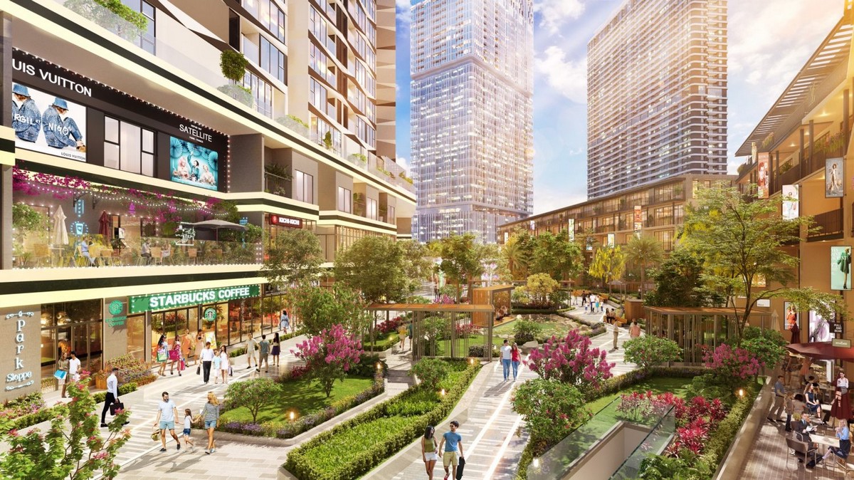 Tiện ích dự án chung cư The Matrix One Mễ Trì - Khu trung tâm thương mại